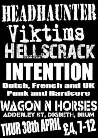 UK tour 2009 Viktims Hellscrack no sleep till Dupin square 